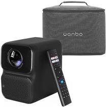 Projetor Wanbo TT de 650 Ansi Lumens com HDMI e USB Bivolt - Preto + Bolsa de Transporte