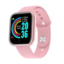 Relógio Smartwatch D20 Tela 1.3" com Bluetooth - Android/Ios - Rosa Ouro