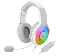 Headset Redragon Pandora USB / RGB / com Adaptador - Branco (H350W-RGB)