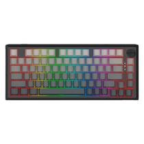 Teclado Gamer Redragon Penumbra Pro K687GG RGB Layout 75% Sem Fio - Preto