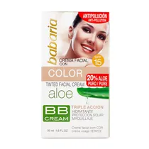 Crema Facial Babaria Color BB Cream Aloe 50ML