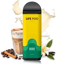 Vape Descartavel Life Pod Eco 8000 Puffs com 5% Nicotina - Vainilla Latte