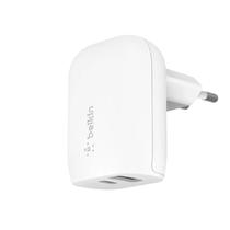 Carregador / Adaptador de Parede Belkin Dual Wall Charger 37W USB-A / USB-C (WCB007VFWH) - Branco