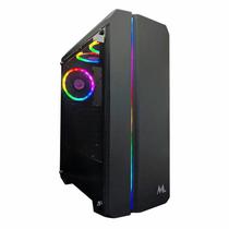 Gabinete Mtek MK875-RGB 3FAN RGB Preto**