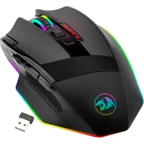 Mouse Gamer Redragon Sniper Pro M801P-RGB Sem Fio - Preto