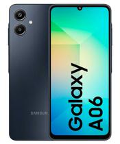 Celular Samsung Galaxy A06 SM-A065M 128GB 4GB Ram Dual Sim 6.7" 50MP - Preto (Caixa Slim)