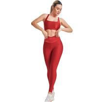 Conjunto Deportivo Femenino Let s GYM Just Top + Leggings