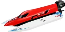 Lancha Wltoys Speed Boad 3D WL915-A 45KM/H - 2.4GHZ Vermelho