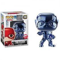 Funko Pop Heroes Justice League - The Flash Blue Chrome 208