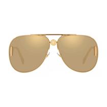 Versace Lentes VE2255 *100203 Metal #65 Gold/Clear M. Real Yellow Gold