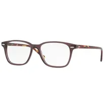 Óculos de Grau Ray-Ban RX7119 8023, Unissex, Tamanho 53-17-145, Acetato - Marrom