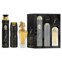 Kit Lattafa Maahir - Eau de Parfum - Unissex - 3 Em 1 - 300ML + 200ML + 100ML