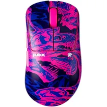 Mouse Gamer Pulsar Xlite V4 Mini PRX Edition PXL41PRX Dongle 8K Sem Fio - Roxo