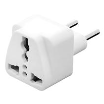 Adaptador Tomada Europeu para Padrao Brasil SZ-018 - Branco