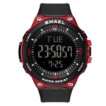 Relogio Smael 1813 BKRD Black Red