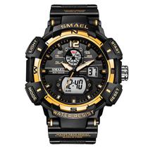 Relogio Smael 8045 GDBK Gold Black