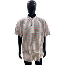 Camisa Tommy Hilfiger Masculino 08578A4045-112 s - Branco Azul