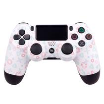 Controle Play Game Dualshock 4 Sem Fio para PS4 Logo PS - Branco