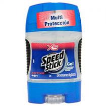 Desodorante Gel Speed Stick Masculino X5 Active 85G