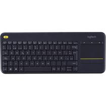 Logitech K400 Plus Teclado s / Cabo Espanhol W / Mouse Touch