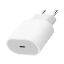 Carregador / Adaptador de Parede Apple MHJE3ZM/A A2465 USB-C / 20W - Branco