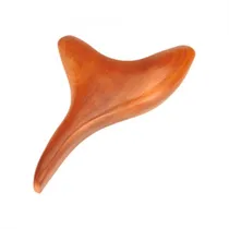 Massageador Linfatico Triangular de Madeira Gua Sha