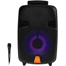 Caixa Karaokê Megastar SPA080BT 8" 10 Watts P.M.P.O com Bluetooth/USB Bivolt - Preta
