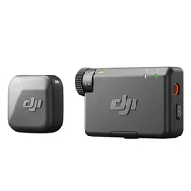 Microfone Lapela Dji Mic Mini Sem Fio para Smartphone - Preto (1 TX + 1 RX)