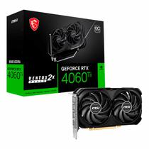 Placa de Vídeo RTX-4060TI 8GB GDDR6 128BIT MSI Ventus 2X Oc Black 912-V515-024