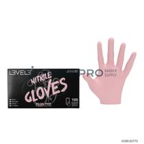 L3VEL 3 Luvas Nitrile Glove Pink Tamanho P