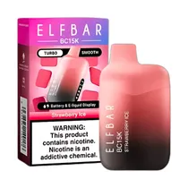 Pod Descartável Elf Bar BC15K Strawberry Ice