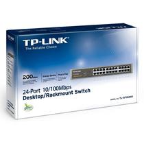 Hub Switch TP-Link TL-SF1024D 24 Portas 100MBPS Gigabit - Preto