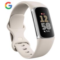 Relogio Smartwatch Fitbit Charge 6 Google Integrado - Porcelain Silver