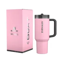 Vaso Térmico Stanley The Messi Quencher Protour Flip Straw Tumbler 1.2L Pink