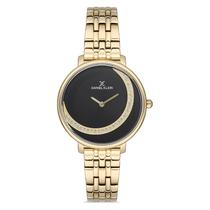 Relogio Analogico Feminino Daniel Klein DK.1.12759-4 Premium Ladies / Pulseira de Aco Inoxidavel - Dourado