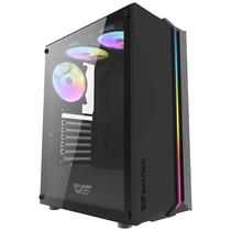 Gabinete Gamer Darkflash DK151 ATX / 3 Cooler / RGB - Preto