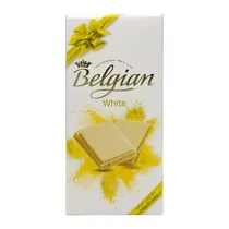 Barra Chocolate Belgian Branco 100G
