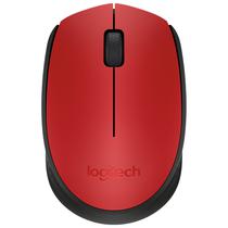 Mouse Sem Fios Logitech M170 910-004941 3 Botoes - Vermelho/Preto