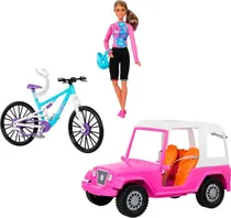 Boneca Barbie Veículo e Acessórios Mattel - HKB06