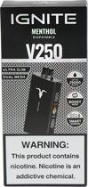 Vape Descartavel Ignite V250 Mentol 25000 Puffs