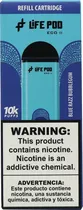 Vape Descartável Life Pod - Blue Razz Bubblegum - 10000 Puffs