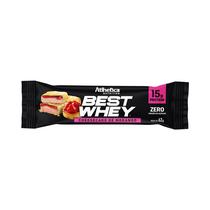 Barra de Proteina Atlhetica Best Whey Bar Cheesecake de Morango 62GR