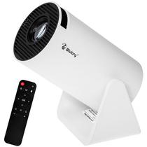 Projetor Portatil Blulory T5 1200 Lumens Full HD Bivolt - Wi-Fi/Bluetooth Branco