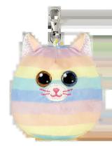 TY Peluches TY Squish-A-Boos Heather Gato Clip Tela Poliester 3 Anos+ Multicolor