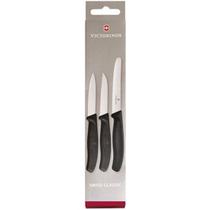 Victorinox Unisex Set de Cuchillo Acero Inoxidable 25CM Black