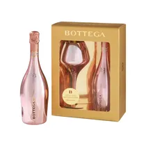 Kit Espumante Bottega Rosé Gold 750ML + 1 Copa