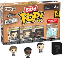 Bonecos Michael Scott/ Jim Halpert/Darryl - The Office Funko Bitty Pop! 4 Pack