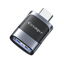 Adaptador Essager ES-OTG07 USB-C A USB-A Gris