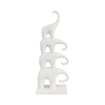 Figura Decorativa de Elefante Concepts 445-6311253 41 CM Blanco