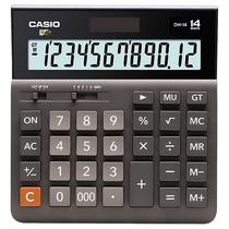 Calculadora Casio DH-14-BK-W-DP / 14 Digitos - Cinza / Preto